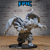 Winged Bear Druid 3D-printed model